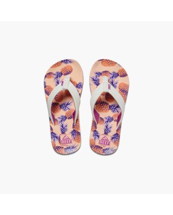 Chanclas Reef Kids Ahi Coral Pineapples 