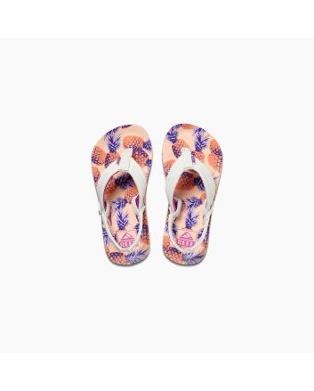 Sandalias Reef Little Ahi Coral Pineapples para niña