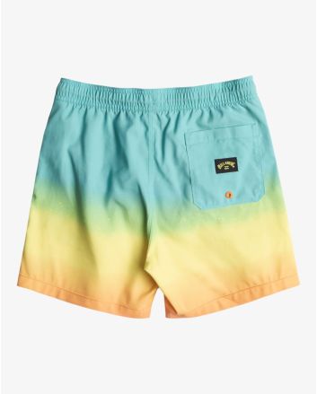 Bañador Billabong All Day Fade Layback 14'' Papaya para niño 8-16 años