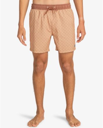 Hombre con Bañador Billabong Good Times Vacay Layback 16'' Mustard