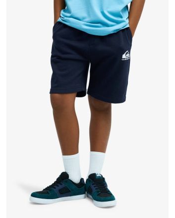 Niño con bermudas tipo chándal Quiksilver Easy Day Jogger azul marino oscuro 
