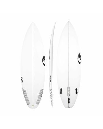 Tabla de surf shortboard Sharpeye Holy Toledo 2 6'0 27.5 Litros Blanca FCS 2 Cola Squash