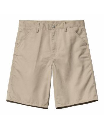 Pantalón corto Carhartt WIP Simple Short Beige para hombre