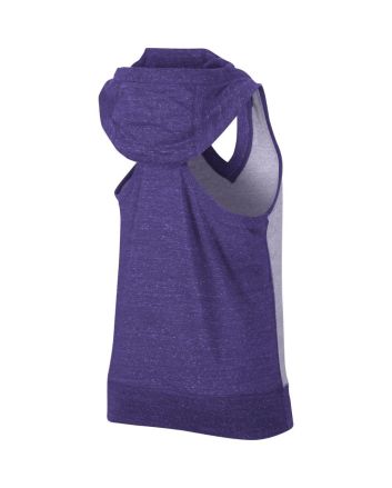 Sudadera sin mangas con capucha Nike Gym Vintage en morado para mujer 