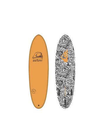 Tabla de Surf Softboard Quiksilver Discus 6'6" 54 Litros naranja Pumpkin 