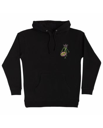 Sudadera con capucha Santa Cruz x Stranger Things Demogorgon Dot Negra para hombre