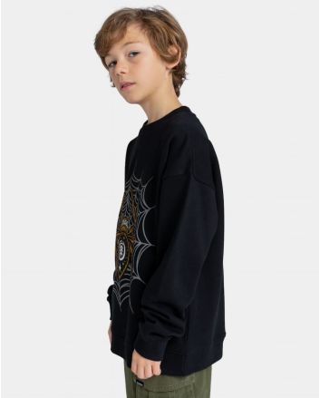 Niño con sudadera Element Nocturnal Spider negra