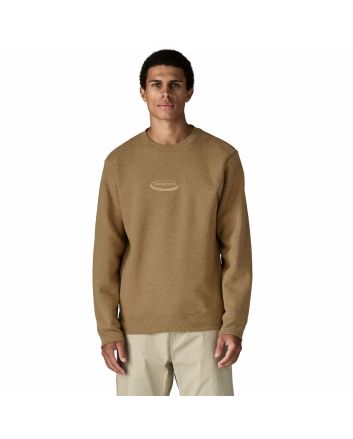 Hombre con Sudadera reciclada Patagonia '95 Oval Logo Uprisal Marrón