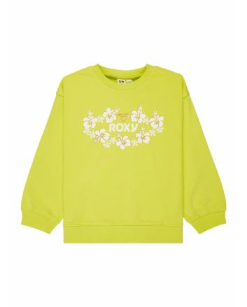 Sudadera Roxy Girl Morning Hike Terry Verde Daiquiri para chica 8-16 años