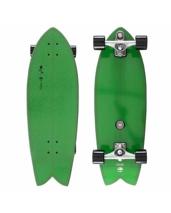 Surfskate Completo Arbor Black Rose MFG 30.75" x 10" C7 Verde 