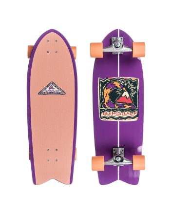 Surfskate Completo Quiksilver QS Fish 30.25 x 9.8" morado 