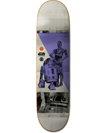 Tabla de monopatín Element Colección Star wars Droids 8" con dibujo de C3PO y R2D2
