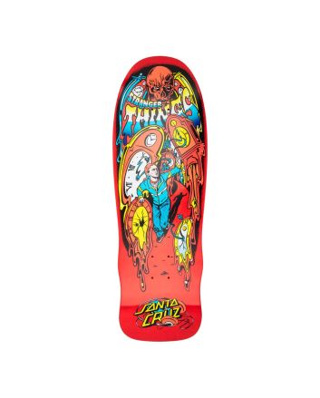Tabla de skate Santa Cruz x Stranger Things Grabke Max Melting Clock 9.7'' edición limitada