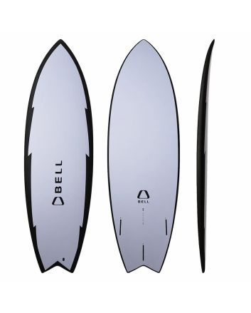 Tabla de surf híbrida Bell Bat Hybrid 6’0'' Lavanda 38,5 Litros