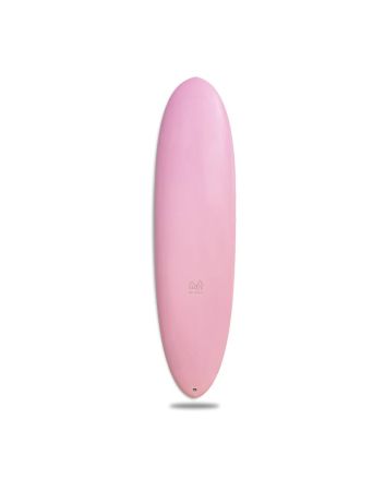 Mini Longboard Híbrida Lufi Minidisk 7'0 Rosa Construcción EPS Cola Round Pin