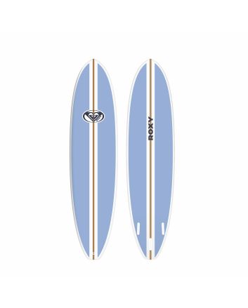 Tabla de Surf Funboard Roxy Mini Mal 7'0 Azul 46,2 Litros Sistema de Quillas Futures 