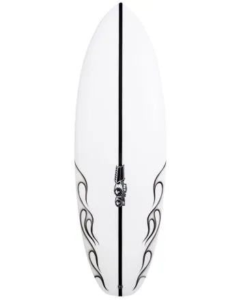 Tabla de surf Shortboard JS Surfboards Flame Fish Summer EPS 5'3 28,3 Litros Squash Tail Blanca