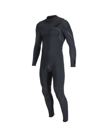 Traje de surf con cremallera en el pecho O'Neill Hyperfreak Fire 4/3mm Plus negro para hombre