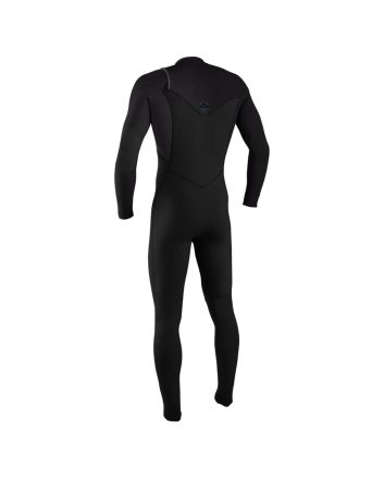 Traje de surf con cremallera en el pecho Hyperfreak 4/3mm Plus Negro y Gris para niño 8-16 años