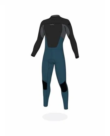 Traje de surf con cremallera en la espalda Quiksilver Boy Prologue 5/4/3mm Midnight Turquoise para chico 8-16 años