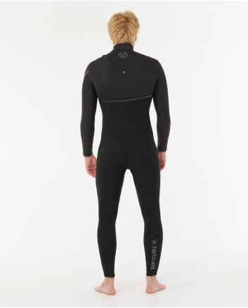 Hombre con traje de surf sin cremallera Rip Curl E-Bomb 5/3mm Negro