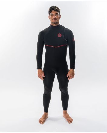 Hombre con Traje de neopreno sin cremallera Rip Curl Flashbomb Fusion 4/3 Negro 
