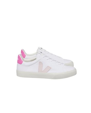 Zapatillas Veganas Veja Campo Canvas White Petale Sari Unisex