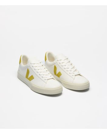 Zapatillas Veja Campo Chromefree Leather White Liquor Unisex 