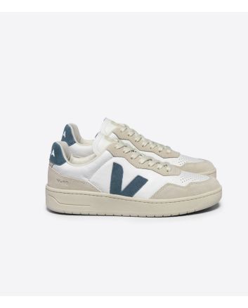 Zapatillas Veja V-90 Leather White California Unisex 