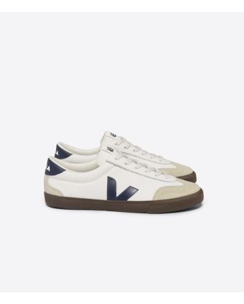 Zapatillas Veja Volley Leather White Nautico Bark Unisex 
