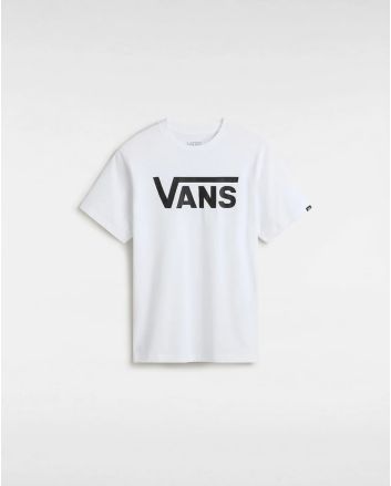 Camiseta de manga corta Vans Classic Blanca con el logo en negro para niño/a 8-14 años