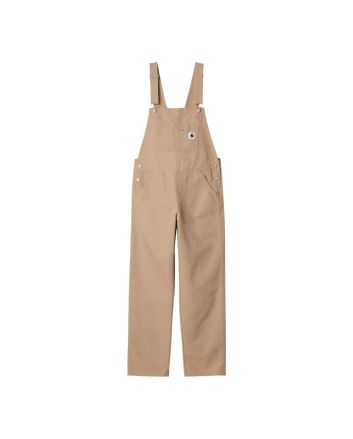 Peto Carhartt WIP W' Bib Overall Straight Dusty H Brown para mujer