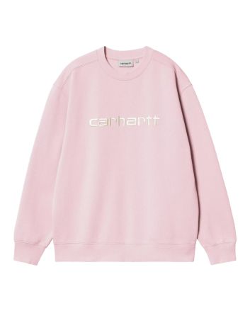 Sudadera Carhartt WIP W' Carhartt Sweatshirt Rosa Air Pink-Wax para mujer