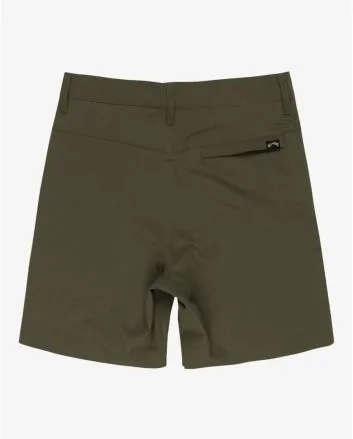 Bermudas Billabong Youth Surftrek Transport 16'' verde militar para chico 8-16 años