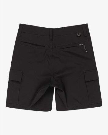 Pantalón corto Billabong Surftrek Transport Cargo 16in en color negro para chico 8-16 años