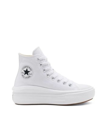 Zapatillas de plataforma Converse Chuck Taylor All Star Move High Top Blancas