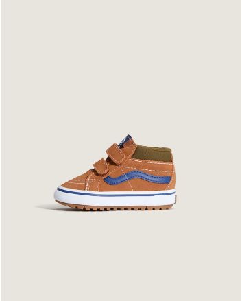 Zapatillas impermeables con velcro Vans TD SK8-Mid Reissue V Marrones para bebé 1-4 años 