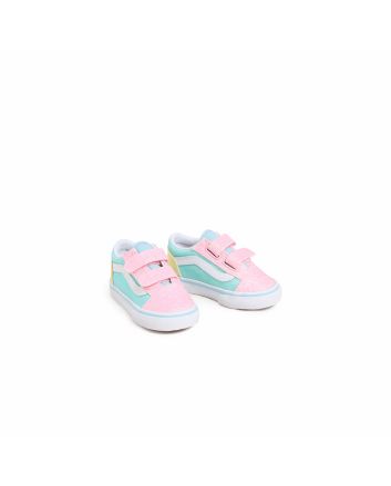 Zapatillas con cierre doble adherente Vans Old Skool Pastel Glitter Multicolor para bebé 1-4 años 